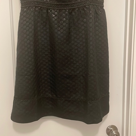 Lilly Pulitzer Zaria Black Onyx Polka Dot Jacquard Cocktail Dress Size 8 - Picture 3 of 10